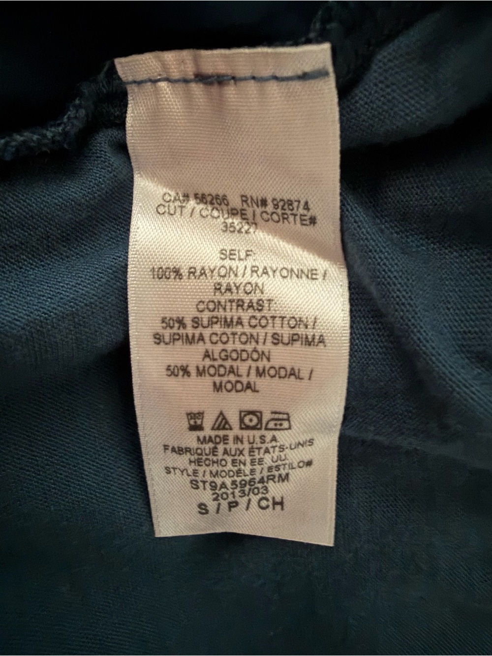 Splendid Women's Two-Tone Teal Utility Tunic - Picture 3 of 3